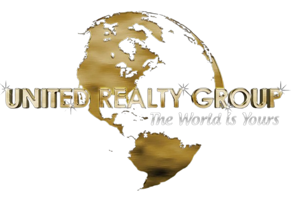 A golden globe with partial text of a company logo.